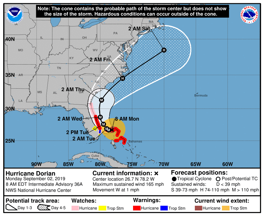Hurricane Dorian Savannah GA